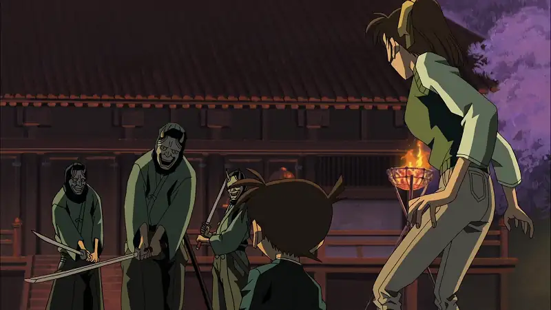 Meitantei Konan Meikyû no Kurosurôdo (2003) Movie Screenshot (4)