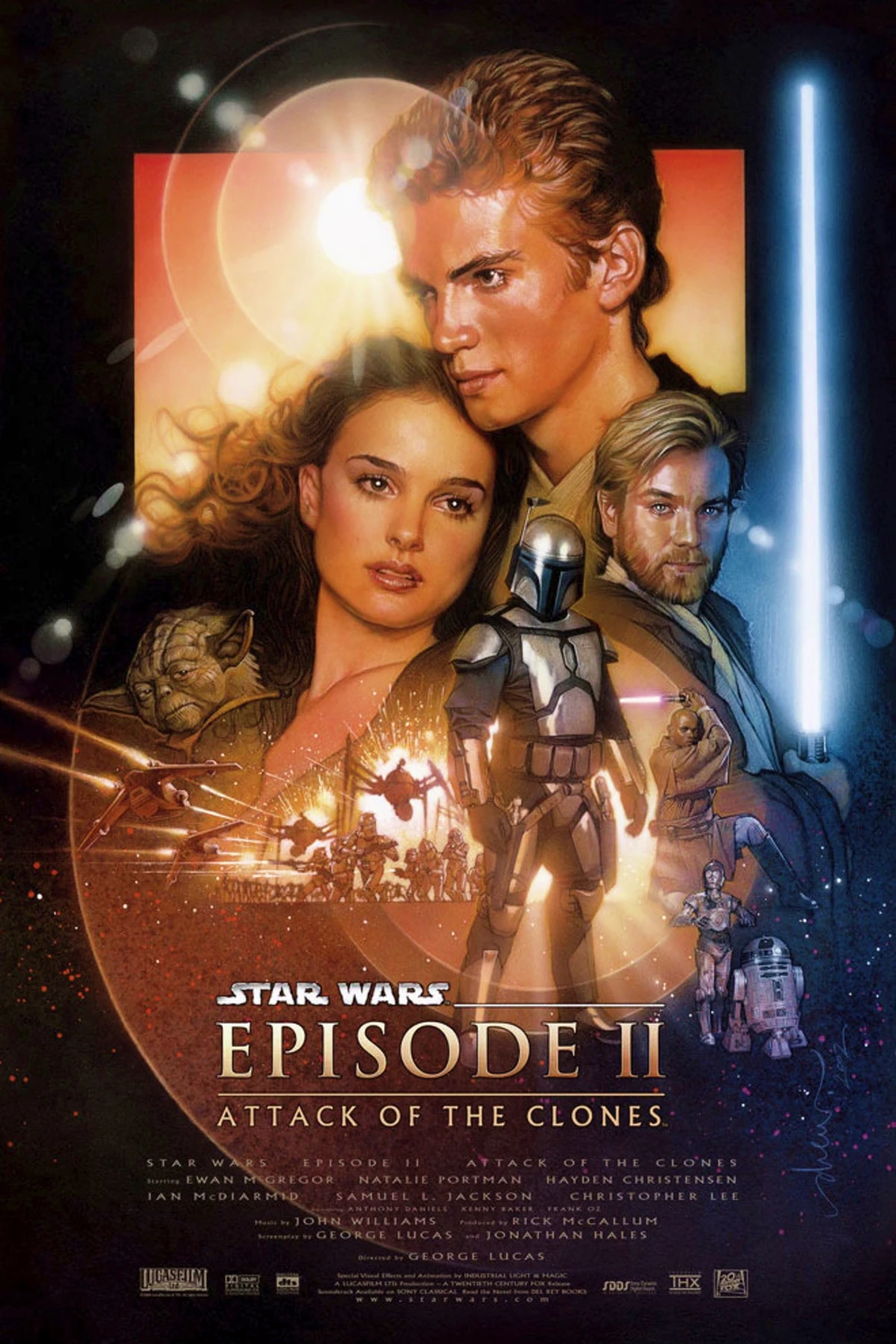 Star Wars Episode II - Attack of the Clones (2002) Movie Poster