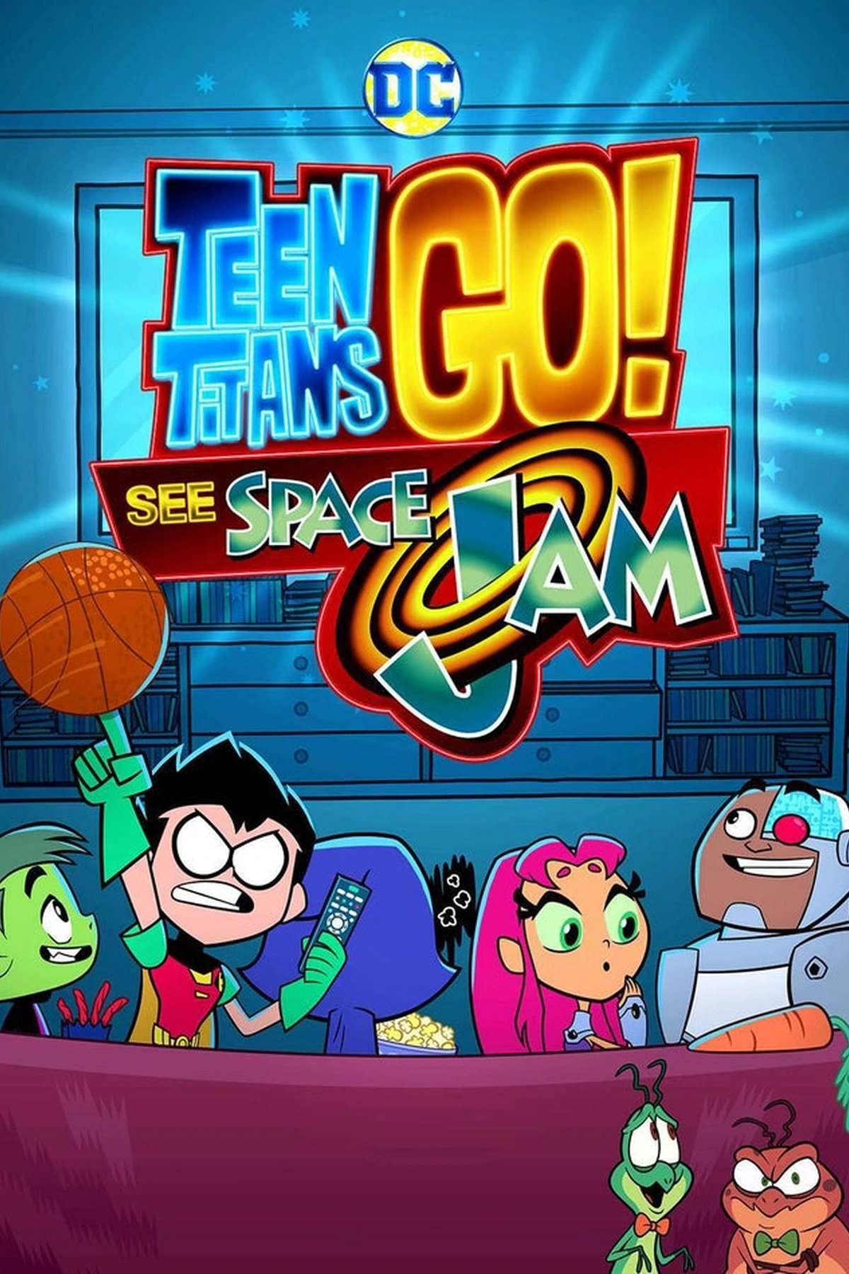 Teen Titans Go! See Space Jam (2021) Movie Poster