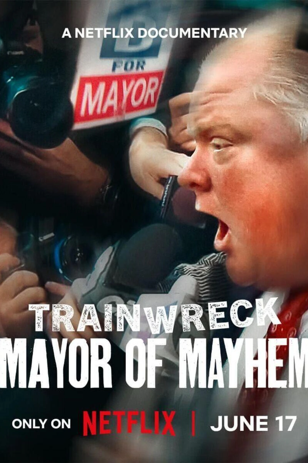 Trainwreck Mayor of Mayhem (2025) Movie Poster