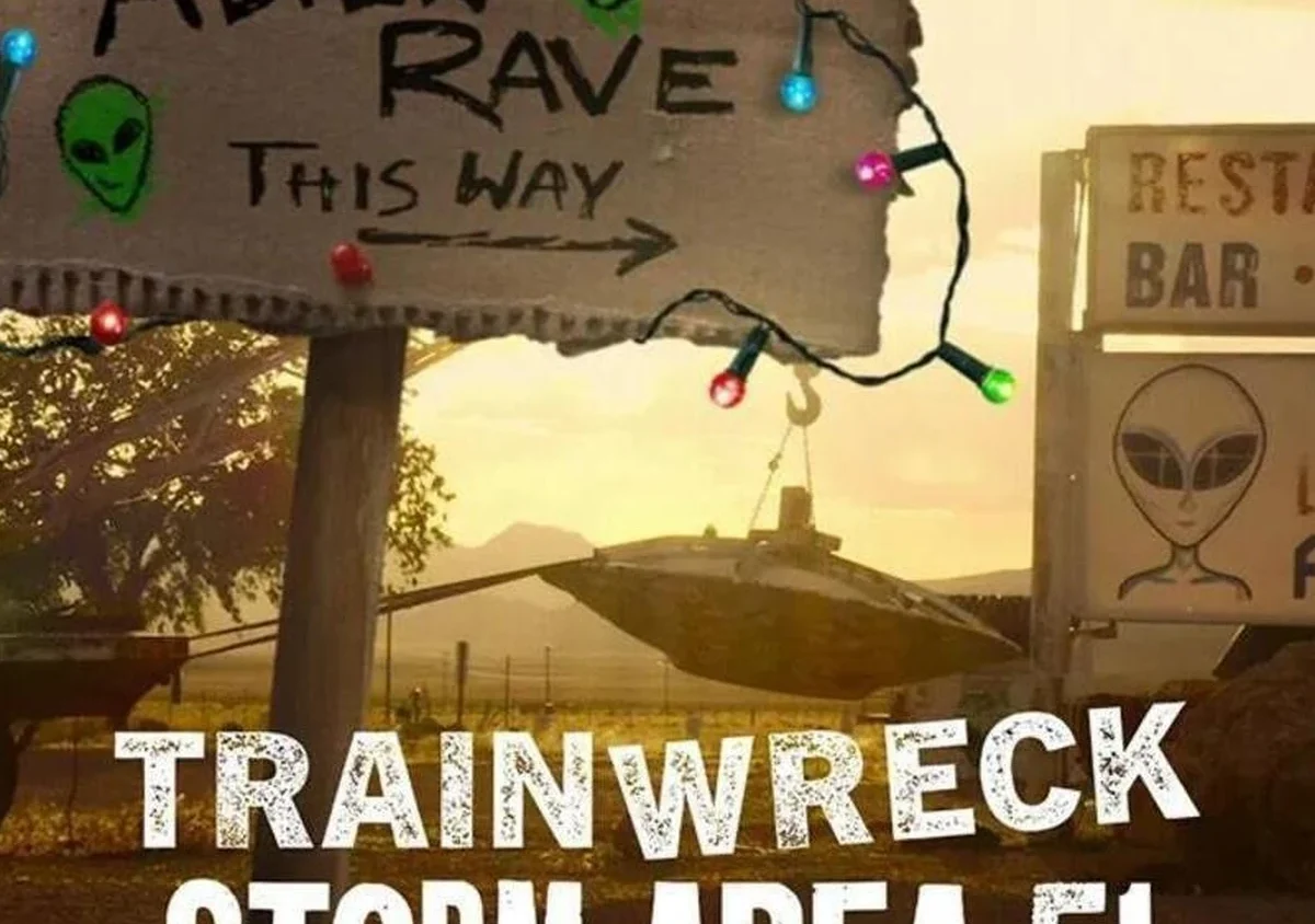 Trainwreck Storm Area 51 (2025) Movie Poster